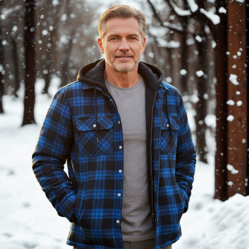 Kurt™ Karo-Winterjacke