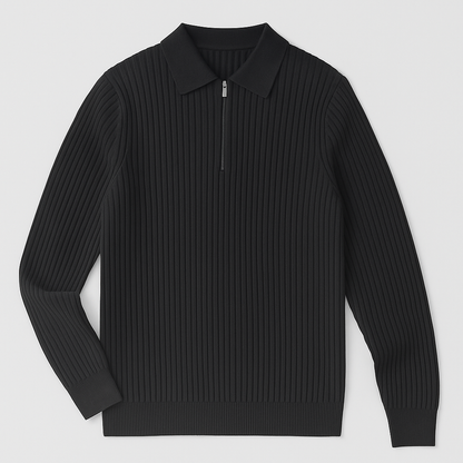 Karl™ Quarter-Zip Strickpullover für modernen Stil
