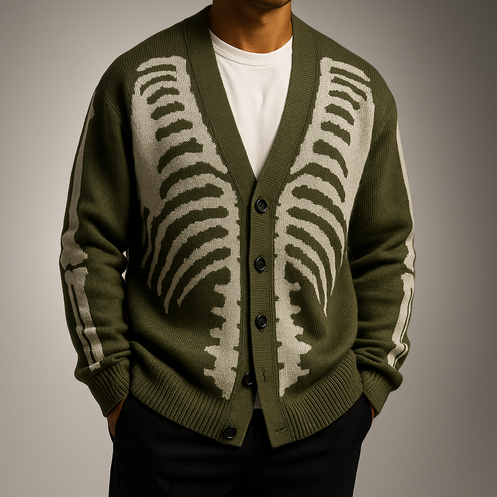 Liam™ Skelett-Cardigan