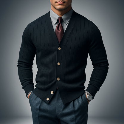 Henrik™ Feinstrick-Cardigan