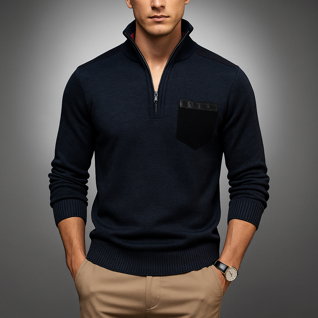 Hermann™ Viertelzip-Pullover