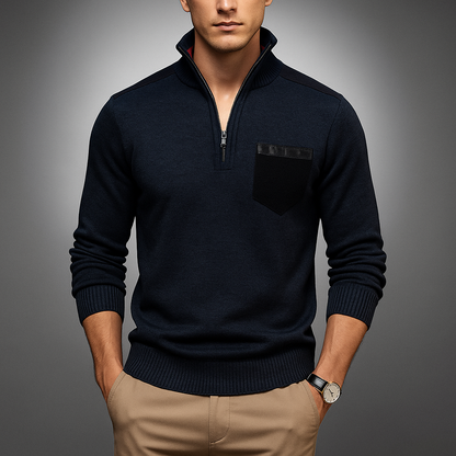 Hermann™ Viertelzip-Pullover