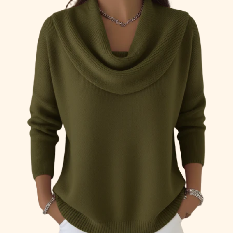 Emily™ Eleganter Pullover mit Kragen
