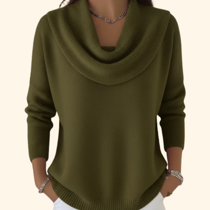 Emily™ Eleganter Pullover mit Kragen