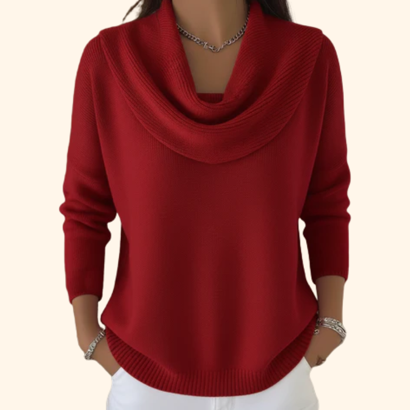 Emily™ Eleganter Pullover mit Kragen