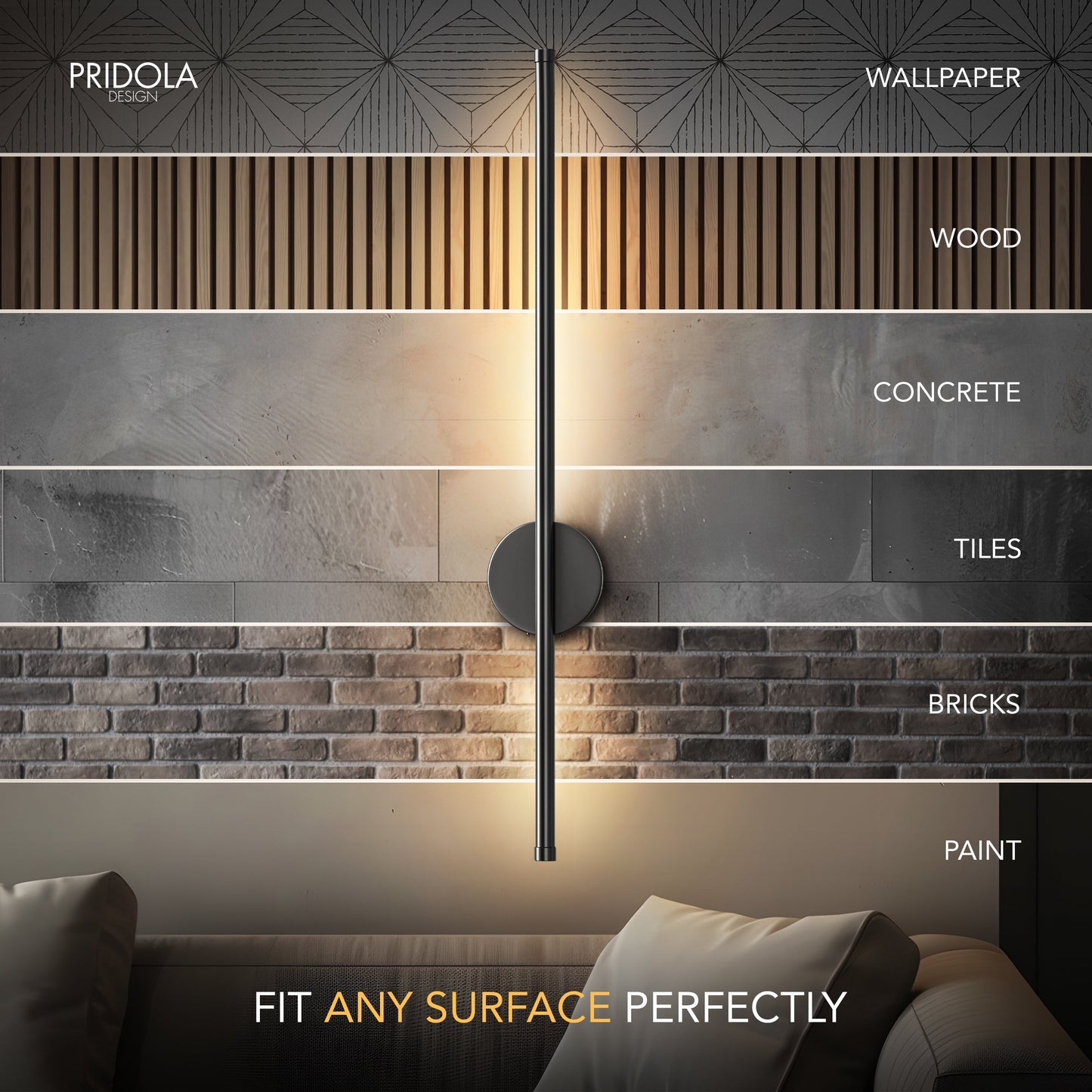 Nola™ Skulpturale Wandleuchte