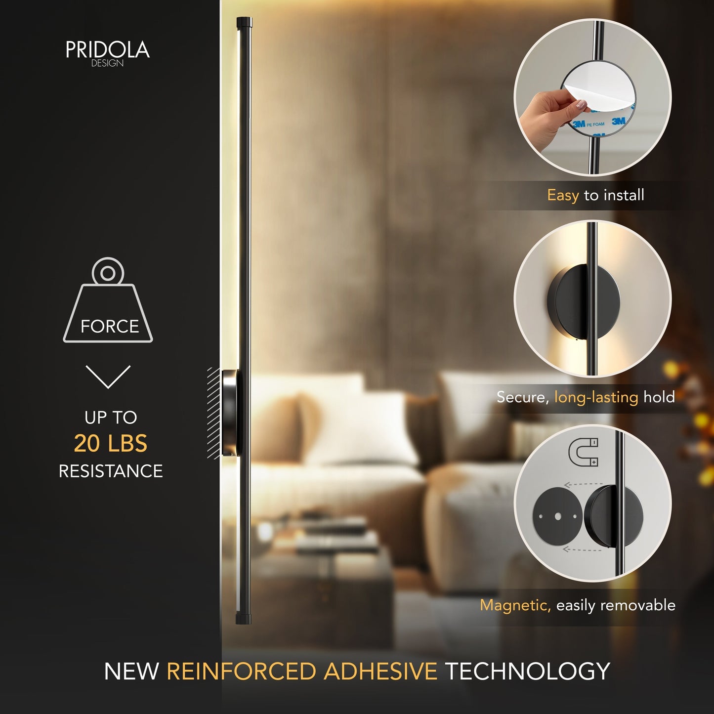 Nola™ Skulpturale Wandleuchte